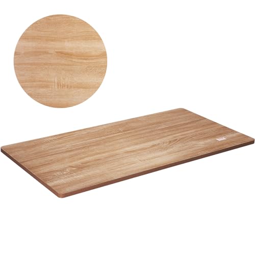 VEVOR Tischplatte 25mm Spanplatte 1600x800mm Holzplatte P2-Material melaminharzbeschichtet Spanholzplatte 100kg Tragfähigkeit Schreibtischplatte Ideal für Werkbank Reparaturwerkbank Bürotisch von VEVOR
