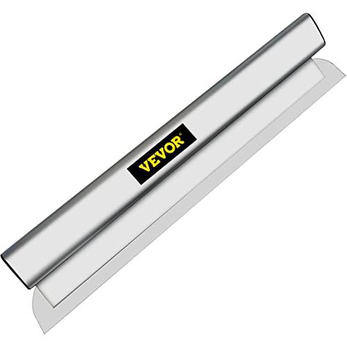 VEVOR Trockenbau Skimming Blade, 101,6 cm Smoothing Knock-Down Knife, Stainless Steel Putty Knife Finishing Tool, High-Impact End Caps for Sheetrock Drywall Gyprock Wall-Board Plasterboard von VEVOR