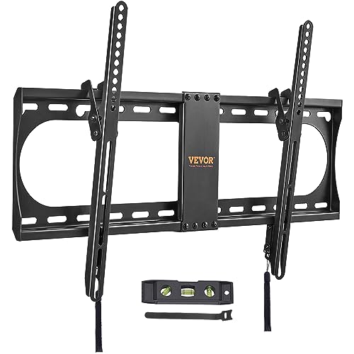 VEVOR Universal-TV-Wandhalterung, Flache TV-Halterung, passend für die meisten 94-178-cm-Fernseher, neigbare TV-Wandhalterung, max. VESA 600 x 400 mm, hält bis zu 132 Pfund von VEVOR
