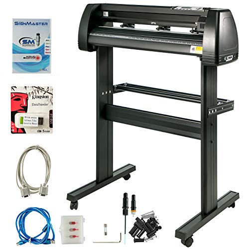 VEVOR Vinyl-Schneidemaschine, 870 mm Papierzufuhr-Schneideplotter-Paket, Vinyldrucker mit Einstellbarer Kraft und Geschwindigkeit, Windows-kompatibles Schilderherstellungsset mit Signmaster-Software VEVOR Vinyl-Schneidemaschine, 870 mm Papierzufuhr-Schneideplotter-Paket, Vinyldrucker mit Einstellbarer Kraft und Geschwindigkeit, Windows-kompatibles Schilderherstellungsset mit Signmaster-Software von VEVOR