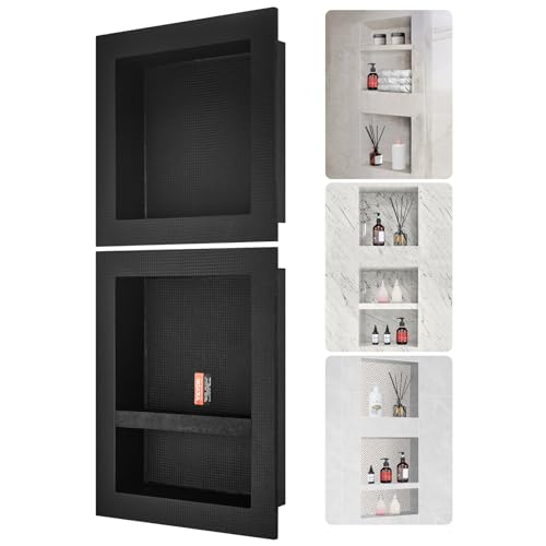 VEVOR Wandnische 10x40,64x101,6cm Duschnische Nische Befliesbar Dreilagig Wasserdicht Nischeneinbau Rückwandmaterial (XPS, Holz, Zement) Geeignet für Badezimmer Schlafzimmer Arbeitszimmer von VEVOR