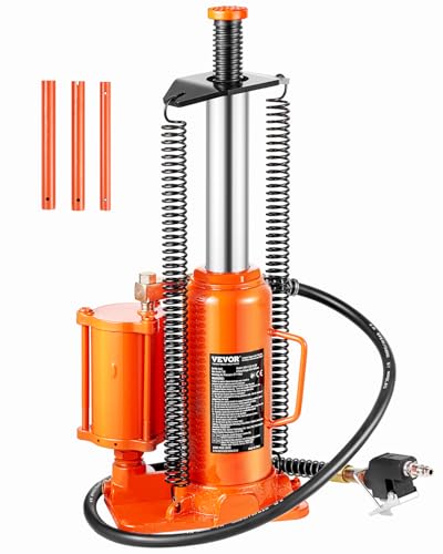 VEVOR lufthydraulischer Wagenheber 12 t pneumatischer hydraulischer Wagenheber mit 265-505 mm Hubbereich und manueller Handpumpe, für Pickup LKW Wohnmobil Autoreparatur Wirtschaftsingenieurwesen VEVOR lufthydraulischer Wagenheber 12 t pneumatischer hydraulischer Wagenheber mit 265-505 mm Hubbereich und manueller Handpumpe, für Pickup LKW Wohnmobil Autoreparatur Wirtschaftsingenieurwesen von VEVOR