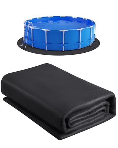 VEVOR runde Poolunterlage 8,2 m, Bodenplane für oberirdische Schwimmbecken, extra Dicke Bodenschutzplane, Bodenschutzmatte aus Geotextilmaterial, verlängert die Lebensdauer der Folie VEVOR runde Poolunterlage 8,2 m, Bodenplane für oberirdische Schwimmbecken, extra Dicke Bodenschutzplane, Bodenschutzmatte aus Geotextilmaterial, verlängert die Lebensdauer der Folie von VEVOR
