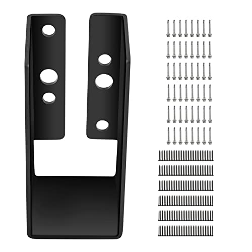 VEVOR verdeckter Balkenträger, 2 x 4 Zoll Außenakzent verdeckter Flansch, 24 Stück verdeckte Balkenhalterung, Q235 Stahlplatte pulverbeschichtet verdeckter Balkenträger zur Frontmontage VEVOR verdeckter Balkenträger, 2 x 4 Zoll Außenakzent verdeckter Flansch, 24 Stück verdeckte Balkenhalterung, Q235 Stahlplatte pulverbeschichtet verdeckter Balkenträger zur Frontmontage von VEVOR