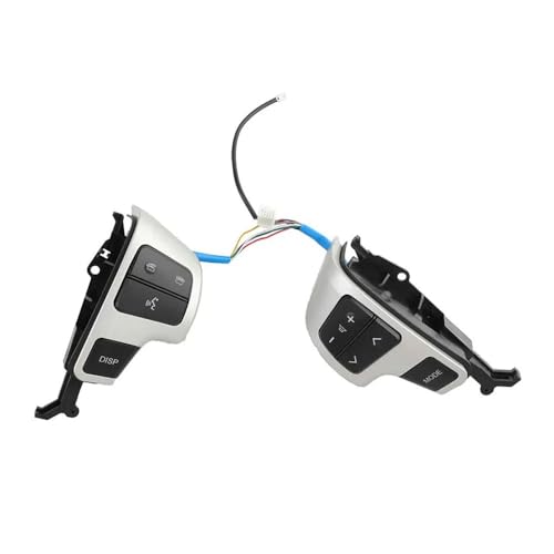 Lenkrad Audio Control Schalter/Taste Mit Bluetooth for Toyota Land Cruiser GRJ200 UZJ200 VDJ200 84250-60050(Silver) von VFENSE