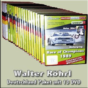Walter Röhrl Kollektion Deutschland mit 13 DVD von VFMC/WIGE