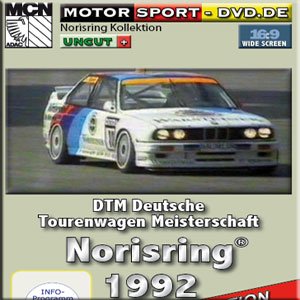 DTM 1992 Norisring DVD in 16:9 Format von VFMC WIGE