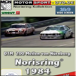 Norisring 1984 DTM Rennen* BMW* * Motorsport DVD Video von VFMC WIGE