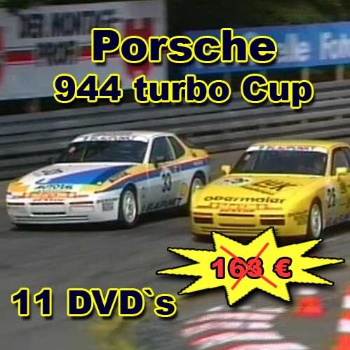 Porsche 944 Turbo Cup Sammlerpaket mit 11 DVD von VFMC WIGE