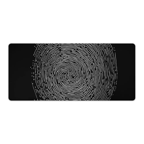 Großes Mauspad, erweitertes Gaming-Mauspad, rutschfeste Unterseite, wasserdichte Schreibtischunterlage mit genähten Kanten, Fingerabdruck-Mauspad, Tastaturmatte für Zuhause, Büro, 40,6 x 91,4 cm Großes Mauspad, erweitertes Gaming-Mauspad, rutschfeste Unterseite, wasserdichte Schreibtischunterlage mit genähten Kanten, Fingerabdruck-Mauspad, Tastaturmatte für Zuhause, Büro, 40,6 x 91,4 cm von VFMKT