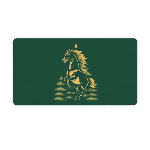 Großes Mauspad, erweitertes Gaming-Mauspad, rutschfeste Unterseite, wasserdichte Schreibtischunterlage mit genähten Kanten, Weihnachtsbaum- und Pferdeschild, Tastaturmatte für Zuhause, Büro, 40,6 x Großes Mauspad, erweitertes Gaming-Mauspad, rutschfeste Unterseite, wasserdichte Schreibtischunterlage mit genähten Kanten, Weihnachtsbaum- und Pferdeschild, Tastaturmatte für Zuhause, Büro, 40,6 x von VFMKT