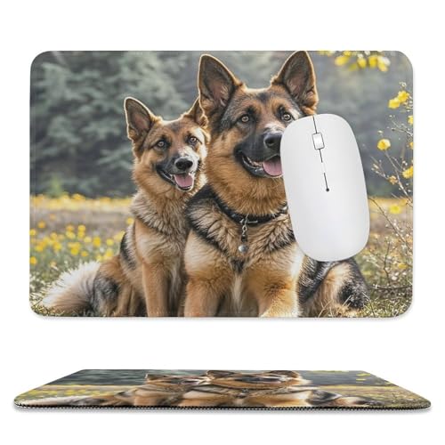 Mauspad, 20,1 x 23,9 cm, rutschfest, wasserdicht, Gaming-Mauspad für kabellose Maus, Computer, Laptop, Büro, Deutscher Schäferhund Mauspad, 20,1 x 23,9 cm, rutschfest, wasserdicht, Gaming-Mauspad für kabellose Maus, Computer, Laptop, Büro, Deutscher Schäferhund von VFMKT