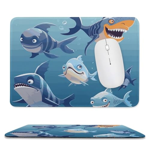Mauspad, 20,1 x 23,9 cm, rutschfest, wasserdicht, Gaming-Mauspad für kabellose Maus, Computer, Laptop, Büro, Ozeanfisch Mauspad, 20,1 x 23,9 cm, rutschfest, wasserdicht, Gaming-Mauspad für kabellose Maus, Computer, Laptop, Büro, Ozeanfisch von VFMKT