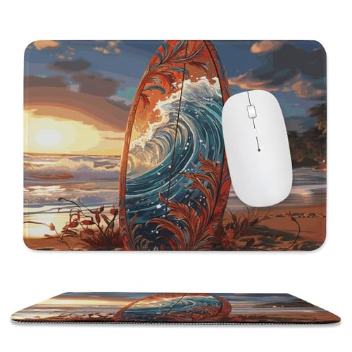 Mauspad, 20,1 x 23,9 cm, rutschfest, wasserdicht, Gaming-Mauspad für kabellose Maus, Computer, Laptop, Büro, buntes Surfbrett Mauspad, 20,1 x 23,9 cm, rutschfest, wasserdicht, Gaming-Mauspad für kabellose Maus, Computer, Laptop, Büro, buntes Surfbrett von VFMKT