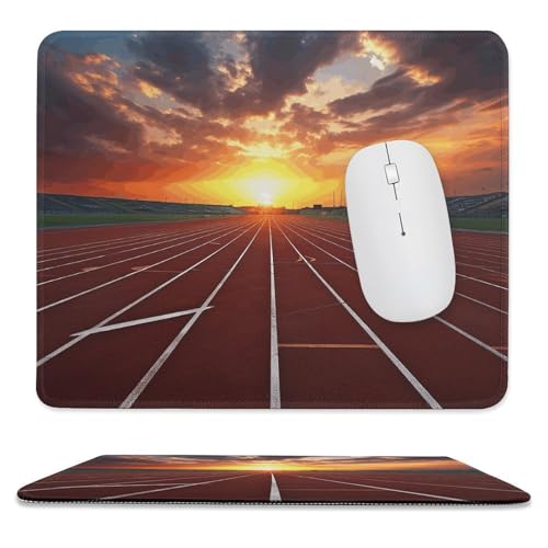 Mauspad, 24,9 x 30 cm, rutschfest, wasserdicht, Gaming-Mauspad für kabellose Maus, Computer, Laptop, Büro, Dämmerung, Laufstrecke Mauspad, 24,9 x 30 cm, rutschfest, wasserdicht, Gaming-Mauspad für kabellose Maus, Computer, Laptop, Büro, Dämmerung, Laufstrecke von VFMKT