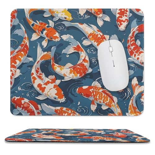 Mauspad, 24,9 x 30 cm, rutschfest, wasserdicht, Gaming-Mauspad für kabellose Maus, Computer, Laptop, Büro, viele Fische Mauspad, 24,9 x 30 cm, rutschfest, wasserdicht, Gaming-Mauspad für kabellose Maus, Computer, Laptop, Büro, viele Fische von VFMKT