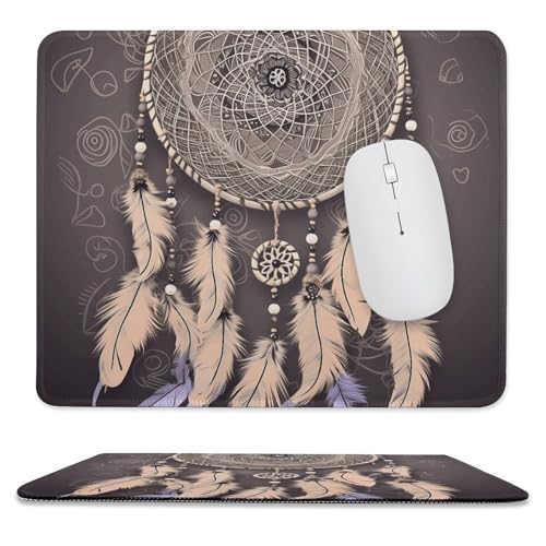 Mauspad, 24,9 x 30 cm, rutschfest, wasserdicht, Gaming-Mauspad für kabellose Maus, Computer, Laptop, Büro-Traumfänger von VFMKT