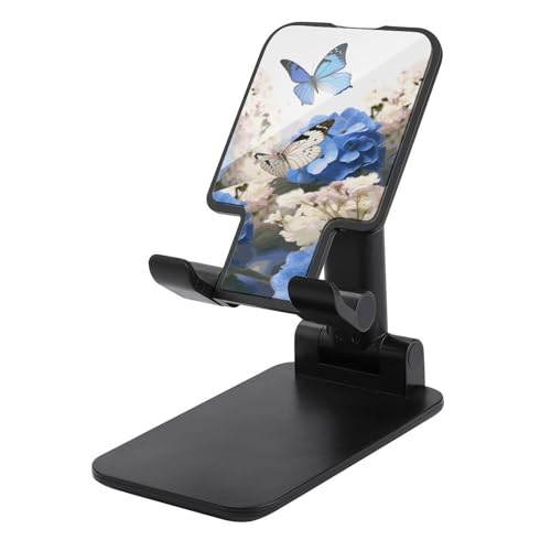 VFMKT Faltbarer Handy-Ständer, verstellbarer Winkel, Höhe, Desktop-Handyhalterung, tragbar, Hortensien, Gänseblümchen, Schmetterlinge, kompatibel mit allen Smartphones, Schwarz VFMKT Faltbarer Handy-Ständer, verstellbarer Winkel, Höhe, Desktop-Handyhalterung, tragbar, Hortensien, Gänseblümchen, Schmetterlinge, kompatibel mit allen Smartphones, Schwarz von VFMKT