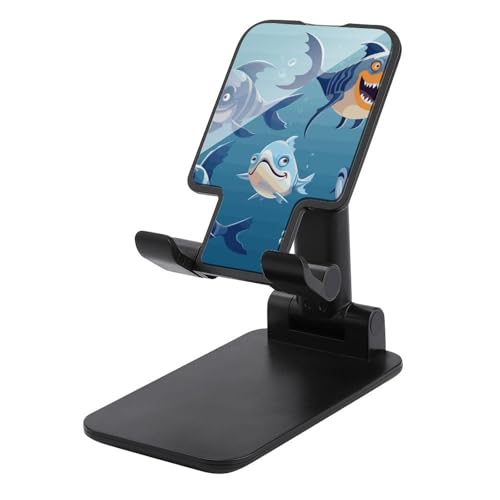 VFMKT Faltbarer Handy-Ständer, verstellbarer Winkel, Höhe, Desktop-Handyhalterung, tragbar, Ozeanfisch, kompatibel mit allen Smartphones, Schwarz VFMKT Faltbarer Handy-Ständer, verstellbarer Winkel, Höhe, Desktop-Handyhalterung, tragbar, Ozeanfisch, kompatibel mit allen Smartphones, Schwarz von VFMKT