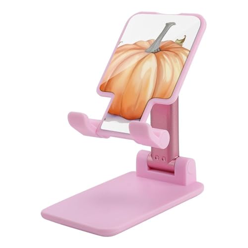 VFMKT Faltbarer Handy-Ständer, verstellbarer Winkel, Höhe, Desktop-Handyhalterung, tragbar, für Herbst, Aquarell, Kürbisse, kompatibel mit allen Smartphones, rosa Stil VFMKT Faltbarer Handy-Ständer, verstellbarer Winkel, Höhe, Desktop-Handyhalterung, tragbar, für Herbst, Aquarell, Kürbisse, kompatibel mit allen Smartphones, rosa Stil von VFMKT