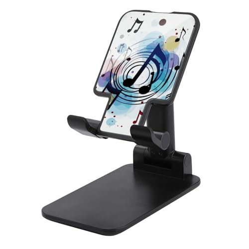VFMKT Faltbarer Handy-Ständer, verstellbarer Winkel, Höhe, Desktop-Handyhalterung, tragbar, gepunktet, Musiknoten, Handyhalterung, kompatibel mit allen Smartphones, Schwarz VFMKT Faltbarer Handy-Ständer, verstellbarer Winkel, Höhe, Desktop-Handyhalterung, tragbar, gepunktet, Musiknoten, Handyhalterung, kompatibel mit allen Smartphones, Schwarz von VFMKT