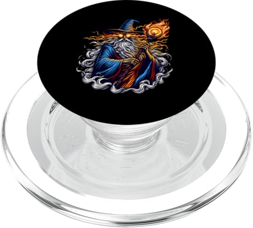 Böser magischer Zauberer Dark Ethereal Fantasy PopSockets PopGrip für MagSafe von VG Productions