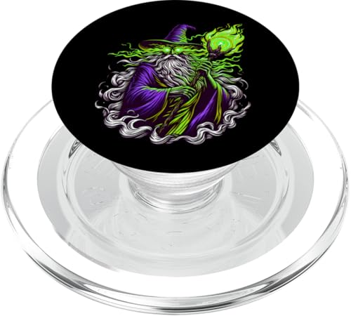 Böser magischer Zauberer Dark Ethereal Fantasy PopSockets PopGrip für MagSafe von VG Productions