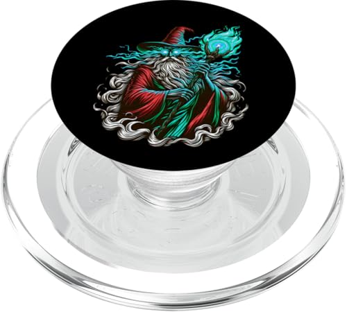 Böser magischer Zauberer Dark Ethereal Fantasy PopSockets PopGrip für MagSafe von VG Productions