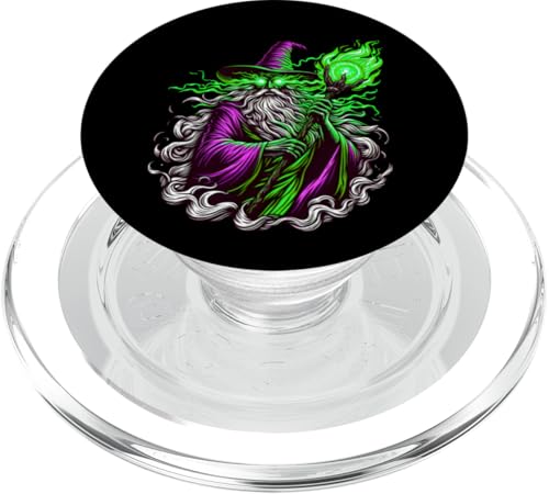 Böser magischer Zauberer Dark Ethereal Fantasy PopSockets PopGrip für MagSafe von VG Productions