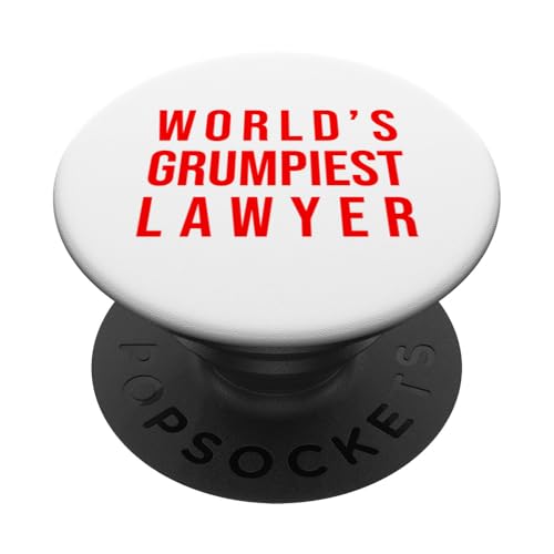 Der mürrischste Anwalt der Welt Lustige Anwaltskanzlei PopSockets Klebender PopGrip von VG Productions