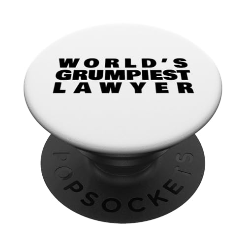 Der mürrischste Anwalt der Welt Lustige Anwaltskanzlei PopSockets Klebender PopGrip von VG Productions
