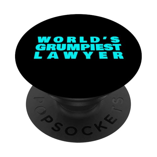 Der mürrischste Anwalt der Welt Lustige Anwaltskanzlei PopSockets Klebender PopGrip von VG Productions