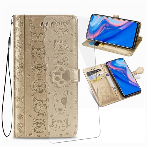 VGANA Hülle Kompatibel für Realme GT 7, Leder Brieftasche Handyhülle Katzen und Hundeserie Muster Niedlich geprägt Hüllen. VGANA Hülle Kompatibel für Realme GT 7, Leder Brieftasche Handyhülle Katzen und Hundeserie Muster Niedlich geprägt Hüllen. von VGANA