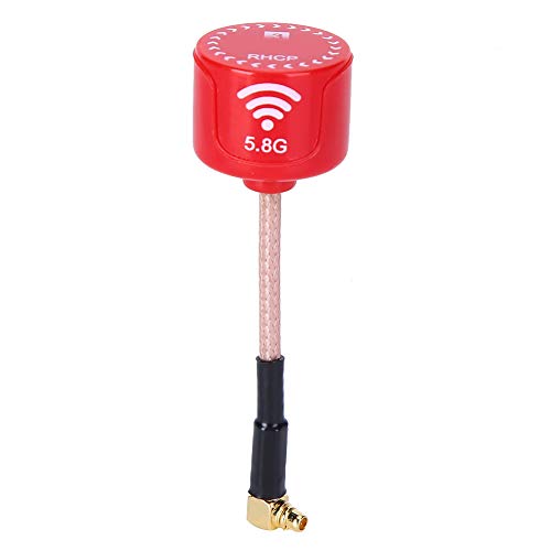 5,8 Ghz Antenne, 5,8 Ghz 3Dbi RHCP High Gain Antenne Zirkular Polarisierte Passform Für FPV Racing Drone Rc Teile Zubehör Rot(Angled Mmcx) FPV Antenne von VGEBY