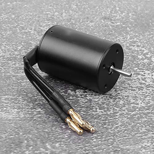 Bürstenloser Motor 3650 RC, bürstenloser Motor für RC-Auto, nicht-induktiv, ferngesteuerte Fahrzeugteile und App für RC-Auto 1/8 1/10 (3900 kV) von VGEBY