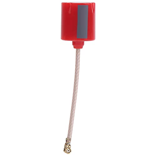 FPV-Antennen, 5,8 GHz UFL 2,8 DBi Leichte, Langlebige RHCP-Antenne FPV Racing Drone Hochverstärkende Langantenne RC-Teile(rot) Zubehör Für Modellflugzeuge von VGEBY