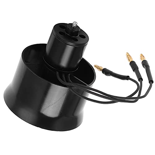 Kanallüfter, QX-Motor 30mm EDF 6-Blatt-Kanallüfter mit QF1611-7000KV 2-4S Brushless Motor für RC-Flugzeug Zubehör Für Modellflugzeuge von VGEBY