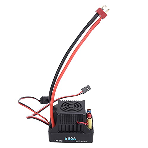 RC 80A ESC RC Wasserdicht,Brushless ESC Elektronischer Geschwindigkeitsregler Brushless Motor für 1/8 RC Auto Upgrade Teile RC 80A ESC RC Wasserdicht,Brushless ESC Elektronischer Geschwindigkeitsregler Brushless Motor für 1/8 RC Auto Upgrade Teile von VGEBY