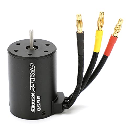 RC Brushless Motor, 3650 4500KV Wasserdichter Brushless Motor für 1/8 1/10 RC Autozubehörteile Automodell Spielzeug RC Brushless Motor, 3650 4500KV Wasserdichter Brushless Motor für 1/8 1/10 RC Autozubehörteile Automodell Spielzeug von VGEBY