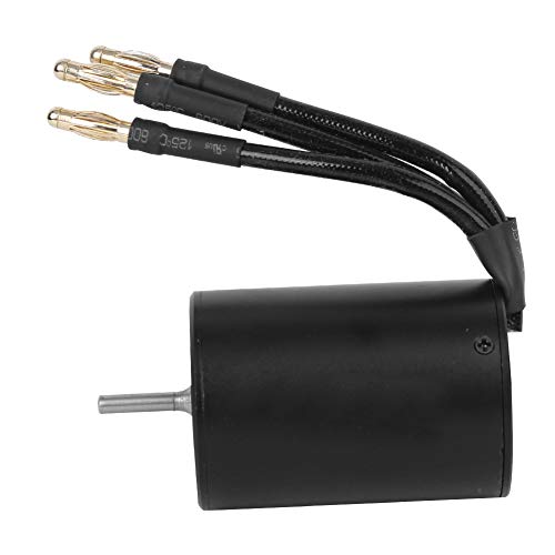RC Brushless Motor, wasserdicht 3650 4-polige Nicht-induktive Fernbedienung Brushless Motor Vehicle Brushless Motor RC Crawler Ersatzteile für 1/8 1/10 RC Car(2300 kV) Automodell Spielzeug von VGEBY