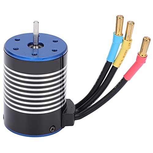 RC-Elektromotoren,RC-Bootsmotor 4300KV 900W 50000 U/min Geräuscharmer, Hocheffizienter, Ultraleichter Bürstenloser Motor für 1/10 RC-Auto Automodell Spielzeug von VGEBY