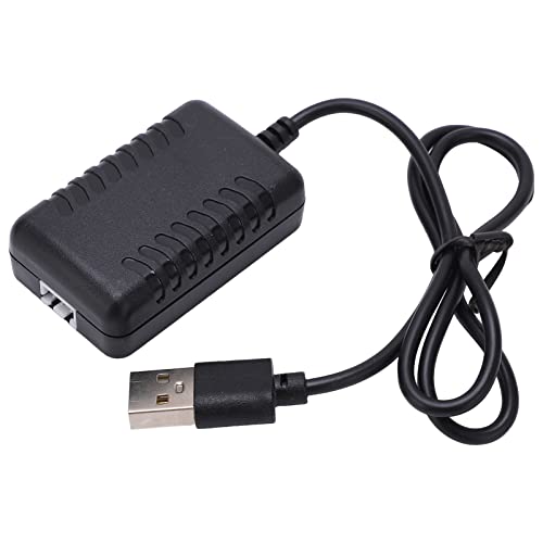 RC USB Ladeanschluss, RC USB Ladekabel Adapter DC 7,4 V 2000 MA Ausgang Voller Schutz für WLtoys 144001 104001 Ferngesteuertes Auto RC USB Ladeanschluss, RC USB Ladekabel Adapter DC 7,4 V 2000 MA Ausgang Voller Schutz für WLtoys 144001 104001 Ferngesteuertes Auto von VGEBY