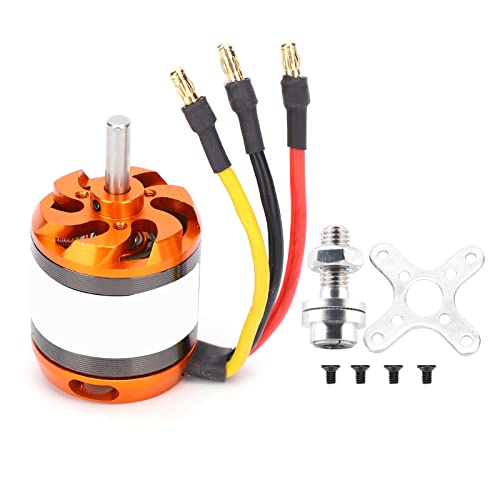 VGEBY Bürstenloser Motor, Elektromotor RC-Flugzeug-Ersatzzubehör für RC-Starrflügelflugzeuge (1450KV) von VGEBY