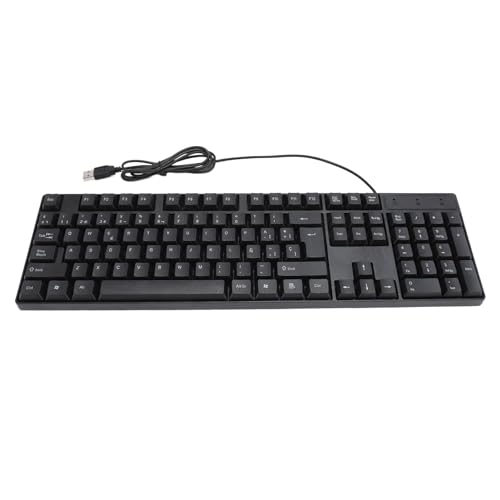 VGEBY Computer-Tastatur, 104 Tasten Minority Language Tastatur-Plug und Play USB-Tastatur mit Verdrahteter Tastatur Ergonomisches Design Gaming-Tastatur mit 4,9 Ft Kabel für Büro von VGEBY