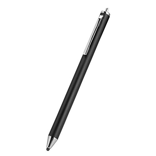 VGEBY Stylus für Touchscreens, Tragbare Stylus-Stifte, Hochempfindlicher Stoffkopf-Stylus für Smartphones und Tablets für 2018 (Black) von VGEBY