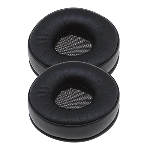 VGOL 1 Paar Schwarze Ohrpolster Ersatz Set in Proteinleder Ohrpolster Set Ohrpolster Abdeckung Kompatibel mit Jabra Move Wireless Kopfhörer von VGOL