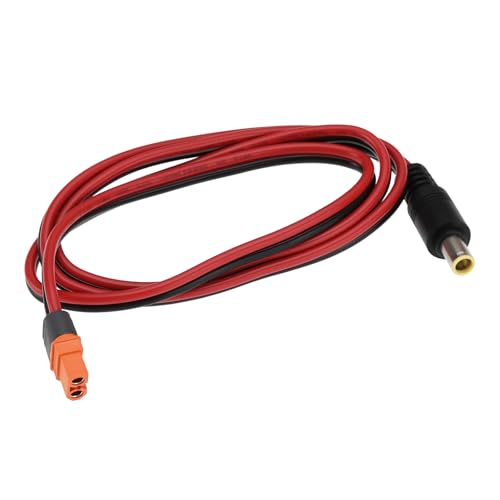 VGOL 1 Stück XT60I-Buchsenadapter auf DC 7909 (DC 8 Mm) Steckeradapter Stromkabel 14 AWG Kompatibel mit XT60-Steckereingang Tragbares Kraftwerk Tragbares Solarpanel (1 M) von VGOL