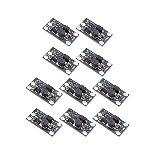 VGOL 10 Stück DC-DC Booster Konverter-Modul 3,7 V auf 5 V/8 V/9 V/12 V, einstellbarer Step-Up-Spannungsregler 5 V/8 V/9 V/12 V Netzteilmodul von VGOL