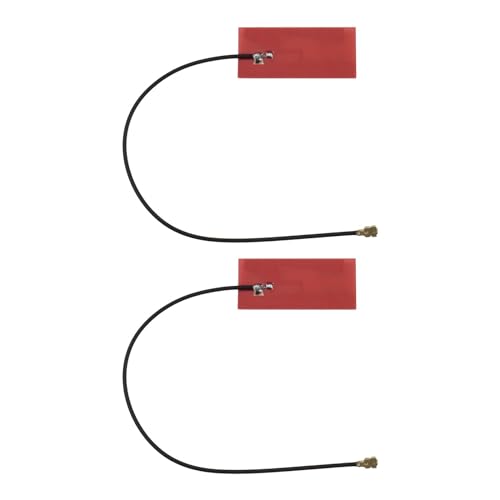 VGOL 2 Stück 2,4 GHz 5 GHz I-PEX1 WLAN-Antenne mit Hoher Verstärkung für WLAN 5 Und 6-Adapter, Laptops, Desktops, 13 cm PCB-FPC-Patchantenne, Dual-Band Unterstützung von VGOL