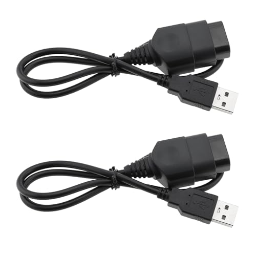 VGOL 2PCS PC USB Adapterkabel Gamecontroller Adapter USB Konverter Adapterkabel Kompatibel mit Xbox Gen.1-Controller Schwarz von VGOL